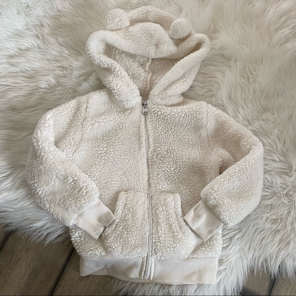 Okie Dokie 4T Fuzzy Bear Jacket
